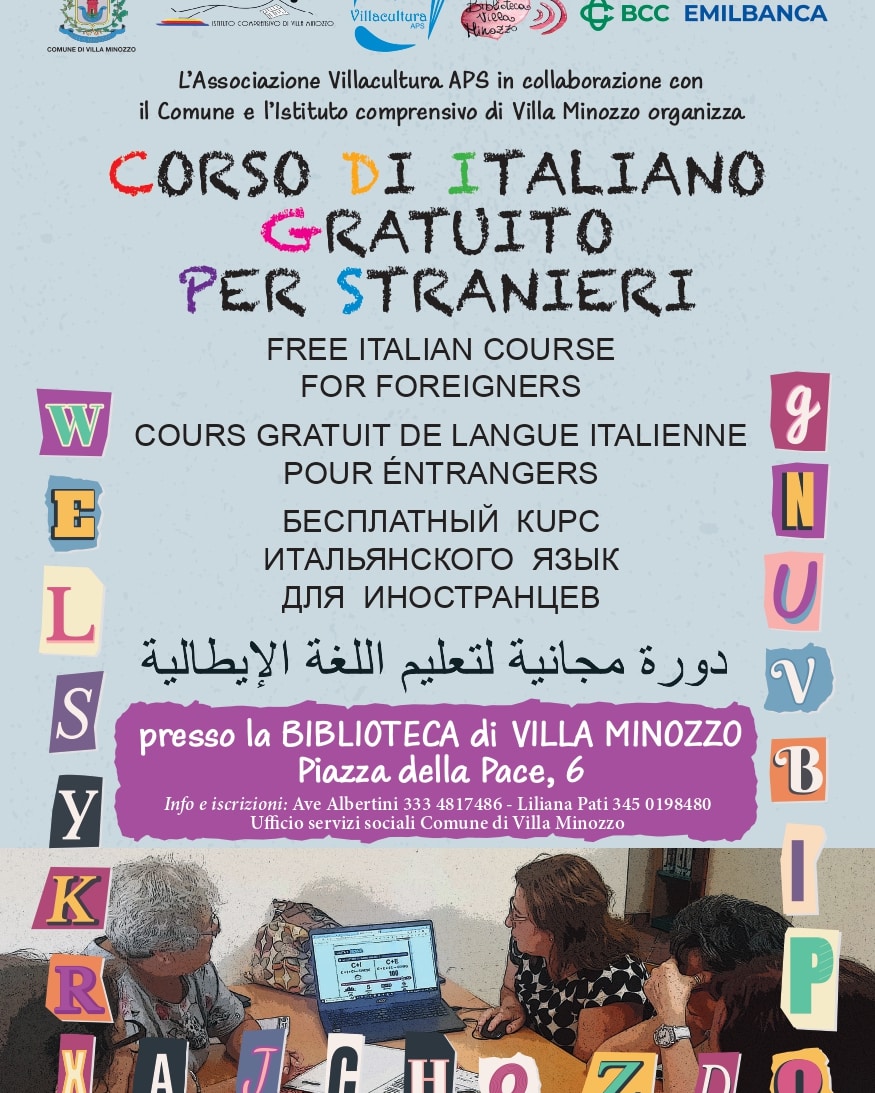 Corso italiano gratuito per stranieri